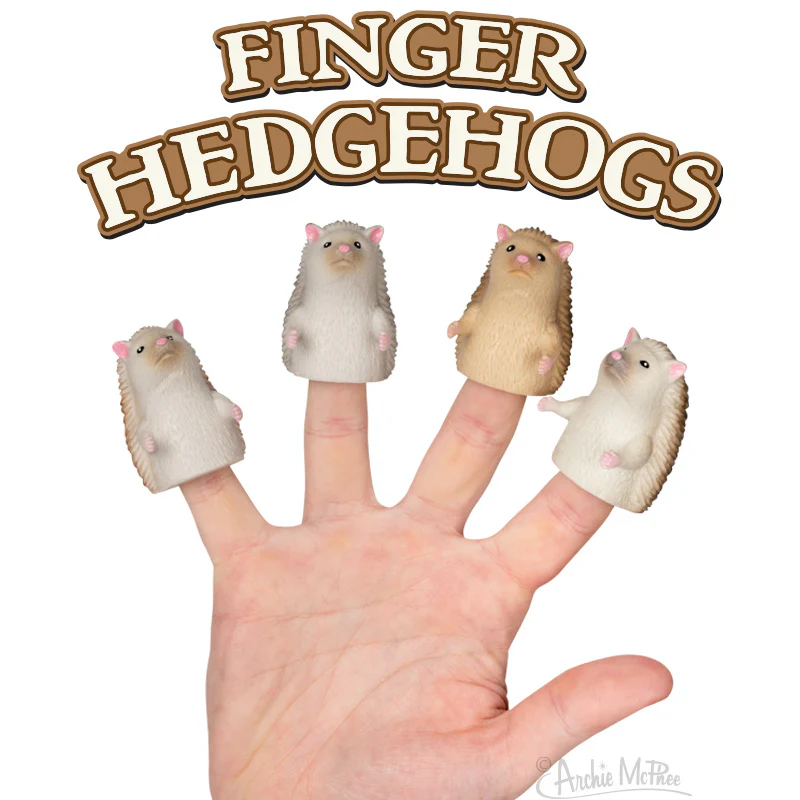 Finger Hedgehogs - Set of 4