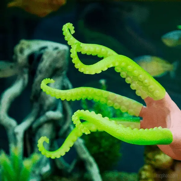 Glow-in-the-Dark Finger Tentacles - Bulk Box - Image 2