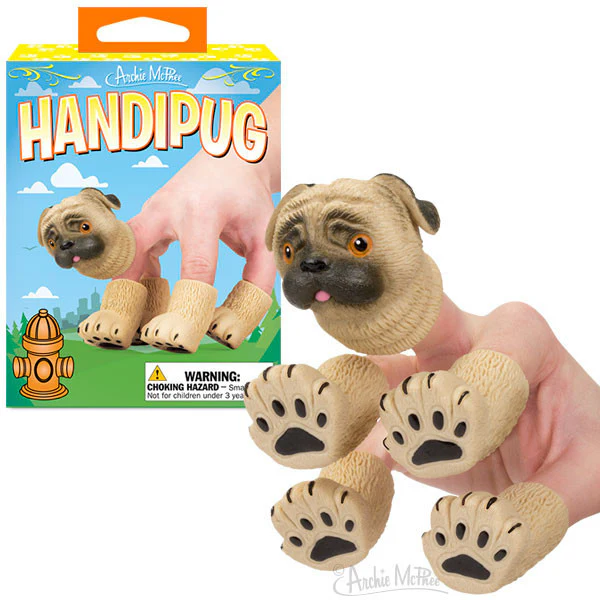 Handipug - Pug Finger Puppet - Image 2