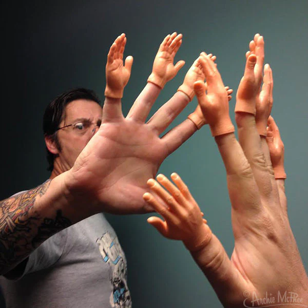 Finger Hands Light Skin Tone - Set of 10 - Image 4